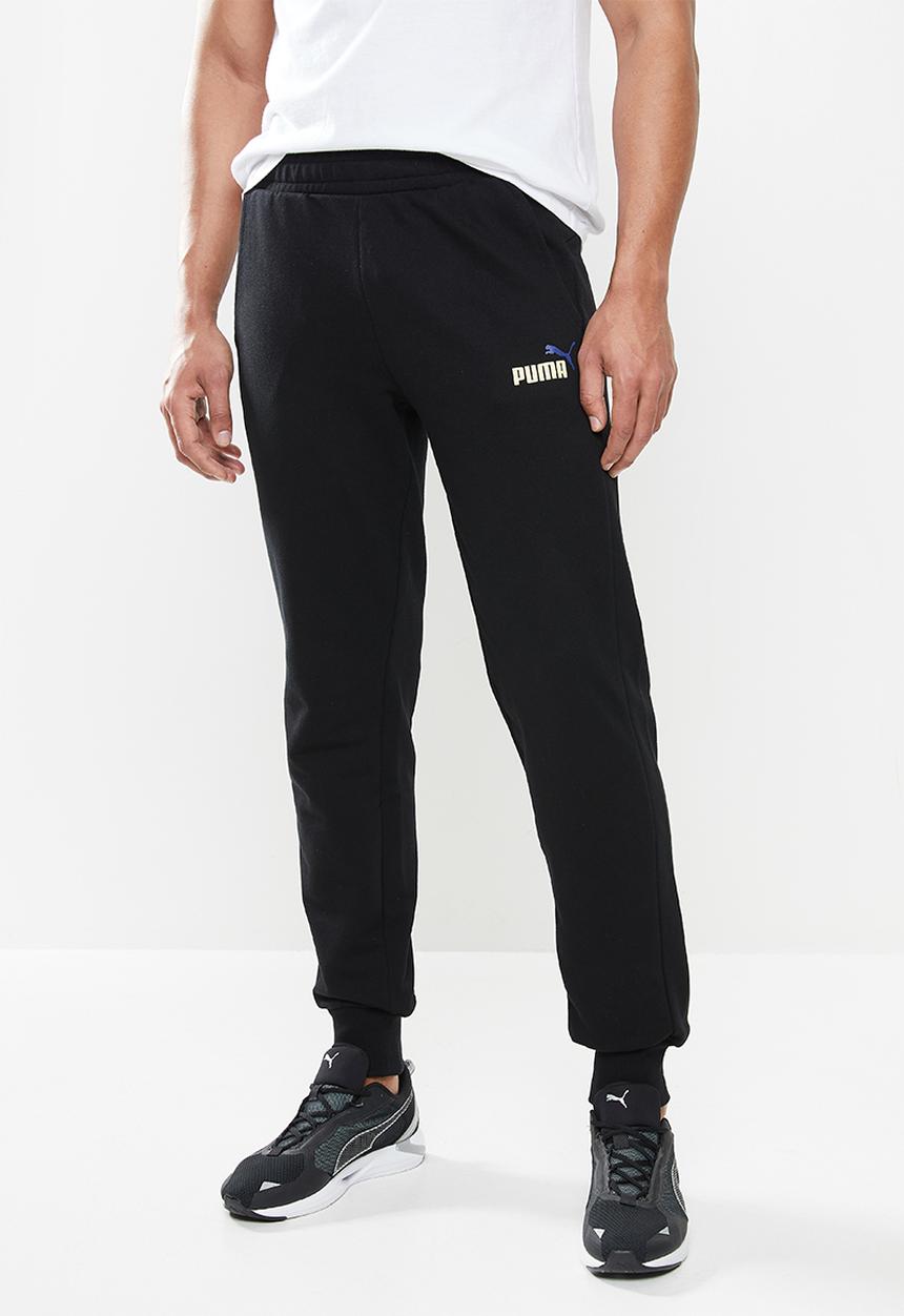 PUMA - Ess+ 2 col logo pants tr cl - puma black