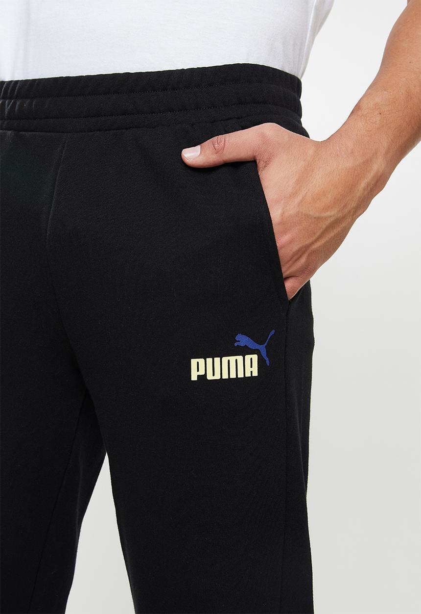 PUMA - Ess+ 2 col logo pants tr cl - puma black