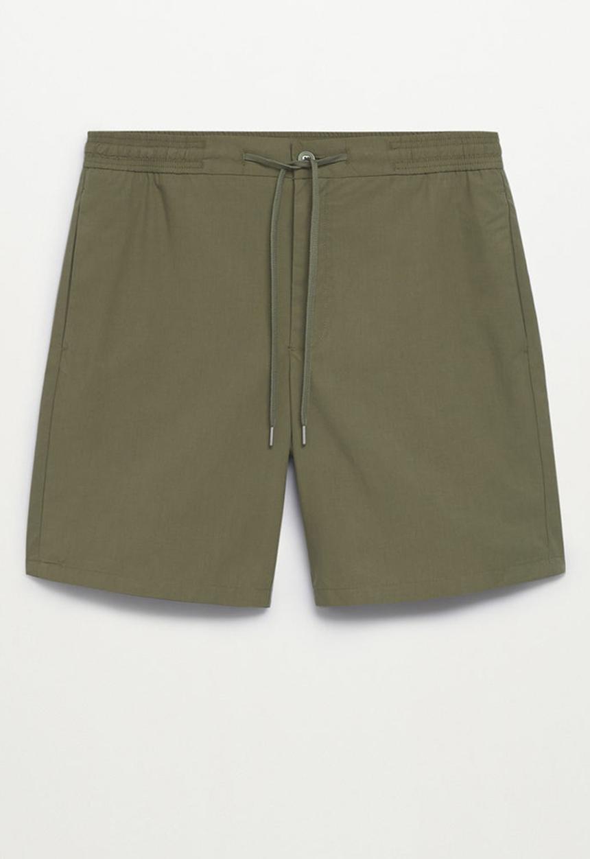 MANGO - Bermuda shorts venise - khaki
