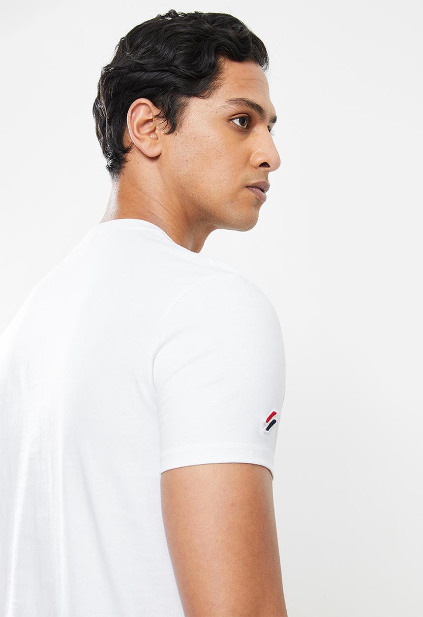 Superdry. - Sportstyle chenille tee - white 