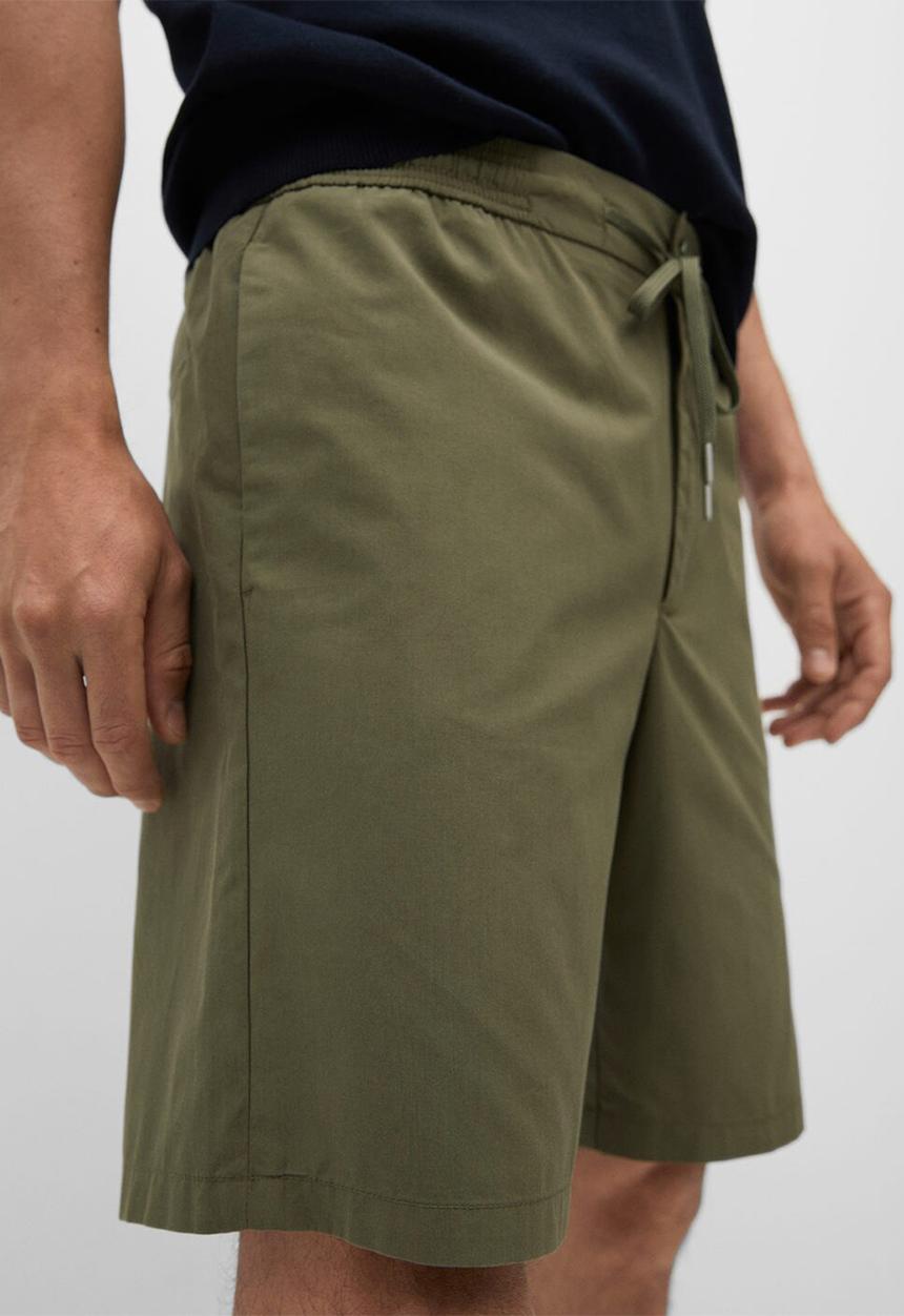 MANGO - Bermuda shorts venise - khaki