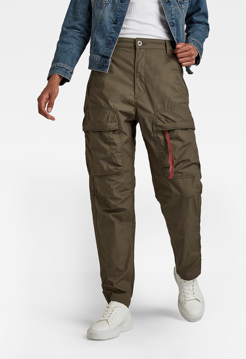 G-STAR - Boyfriend tapered 3d pocket pant - combat