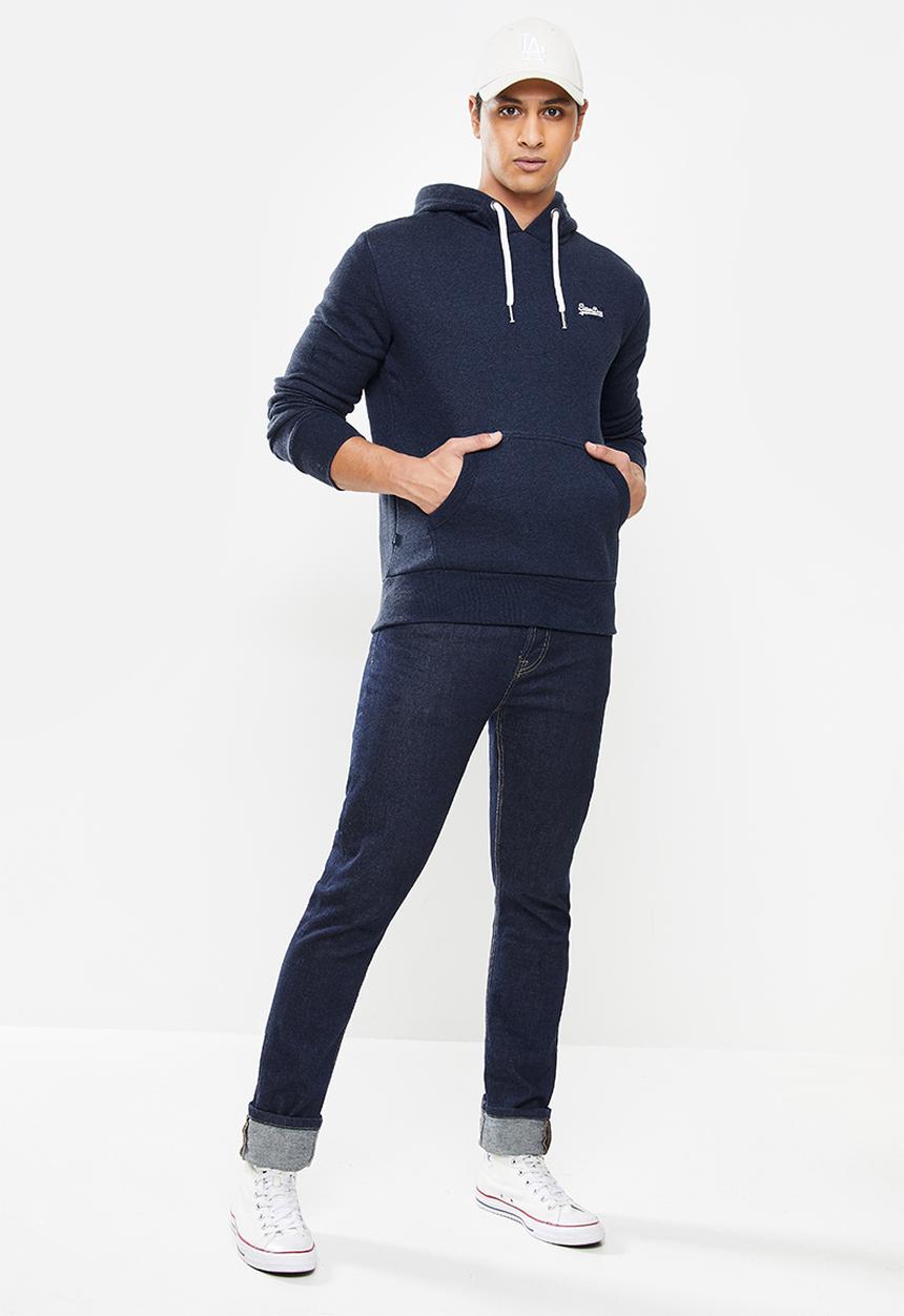 Superdry. - Ol classic hood - navy