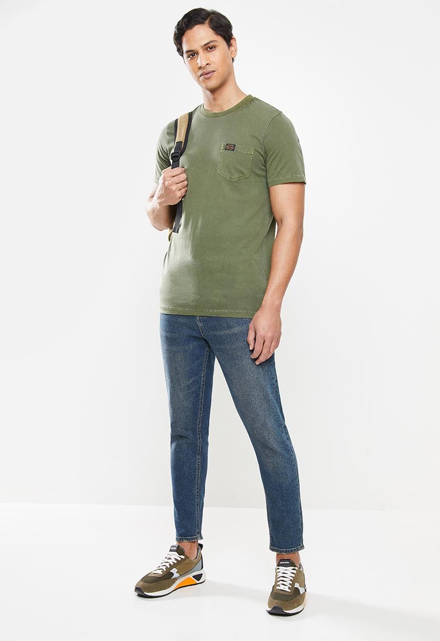 Superdry. - Workwear pocket tee - green 