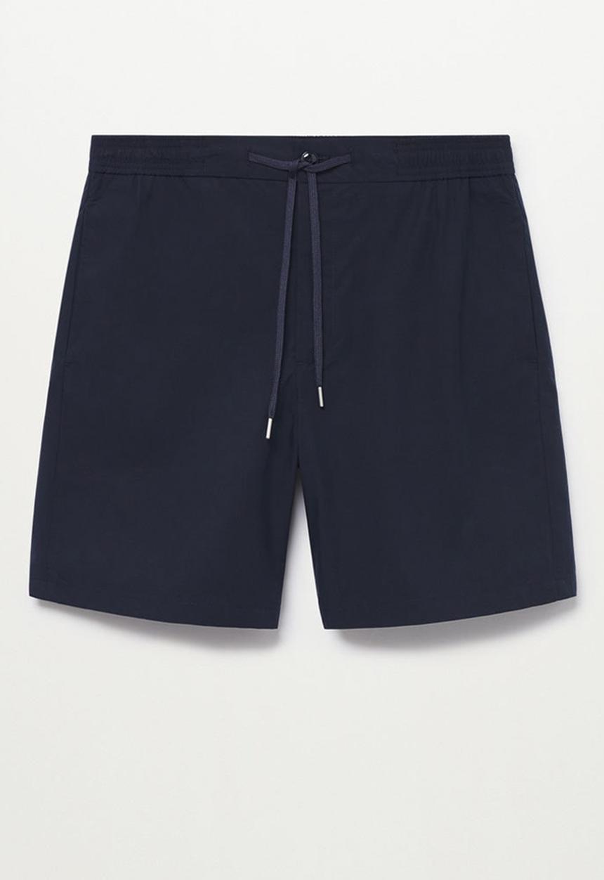 MANGO - Bermuda shorts venise - navy