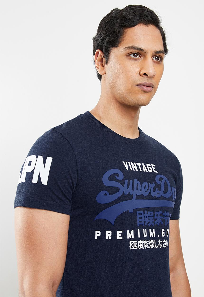 Superdry. - Vl ns tee - blue 