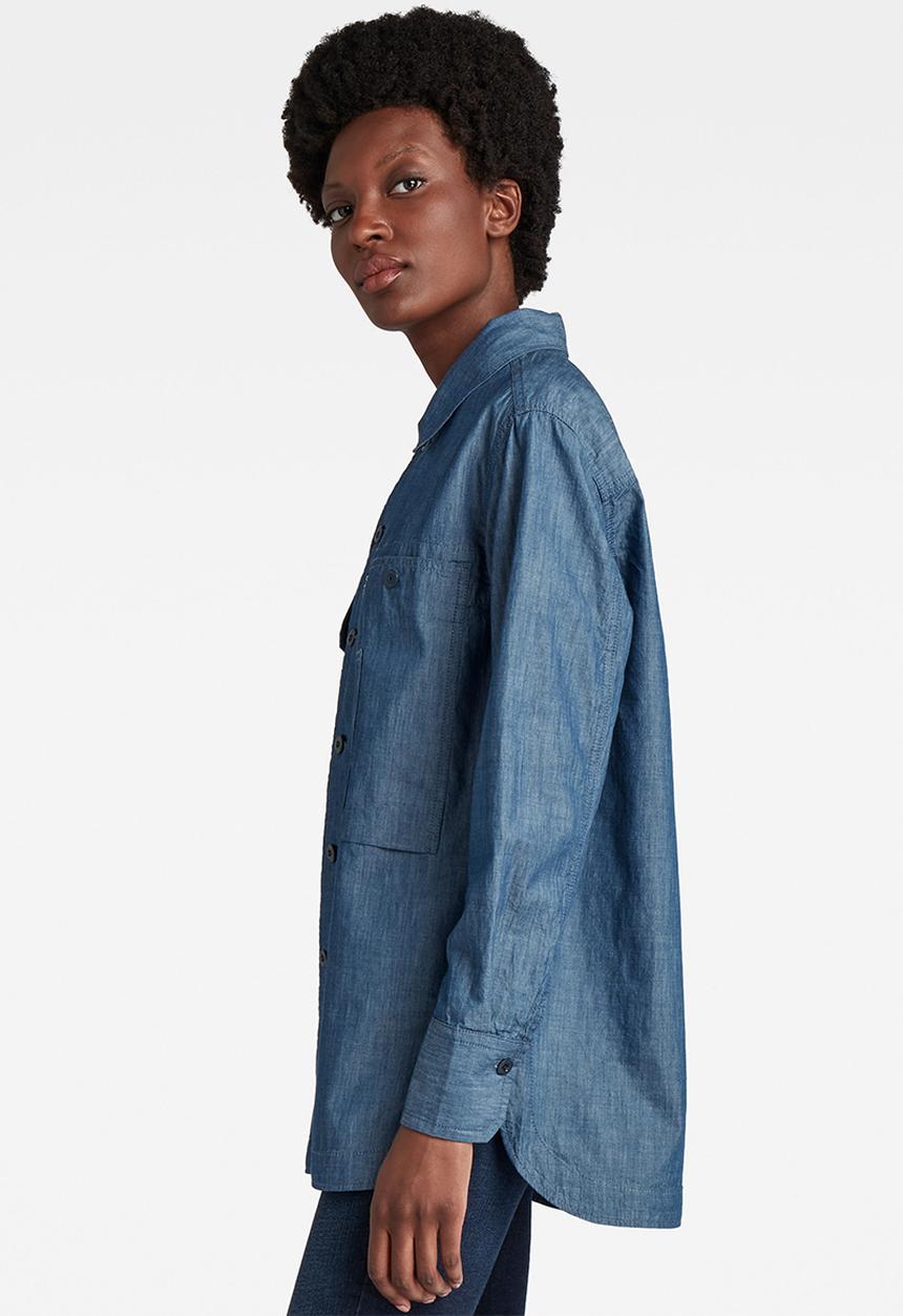 G-STAR - Boyfriend shirt - rinsed