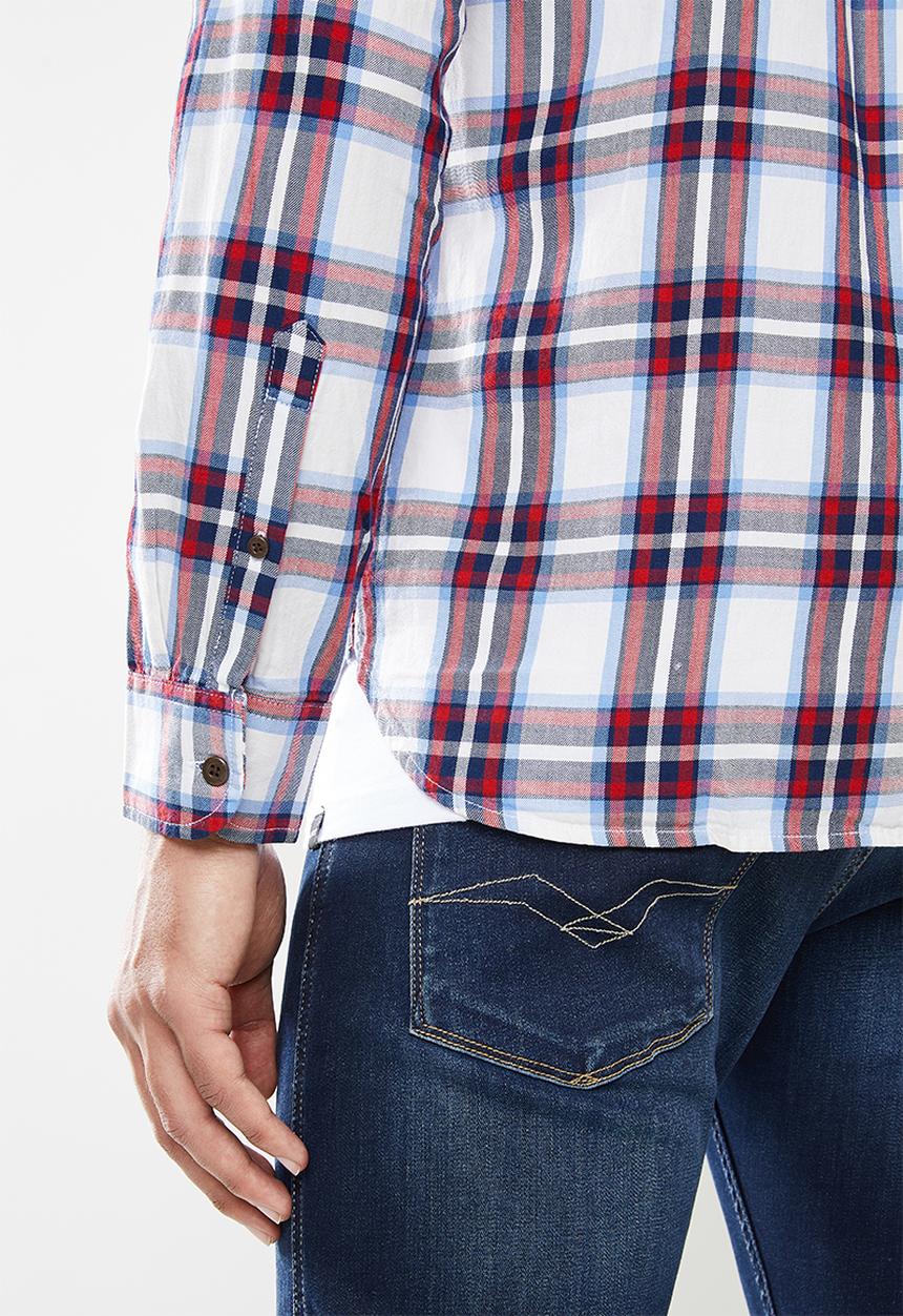Superdry. - Workwear lite shirt - winter blue check
