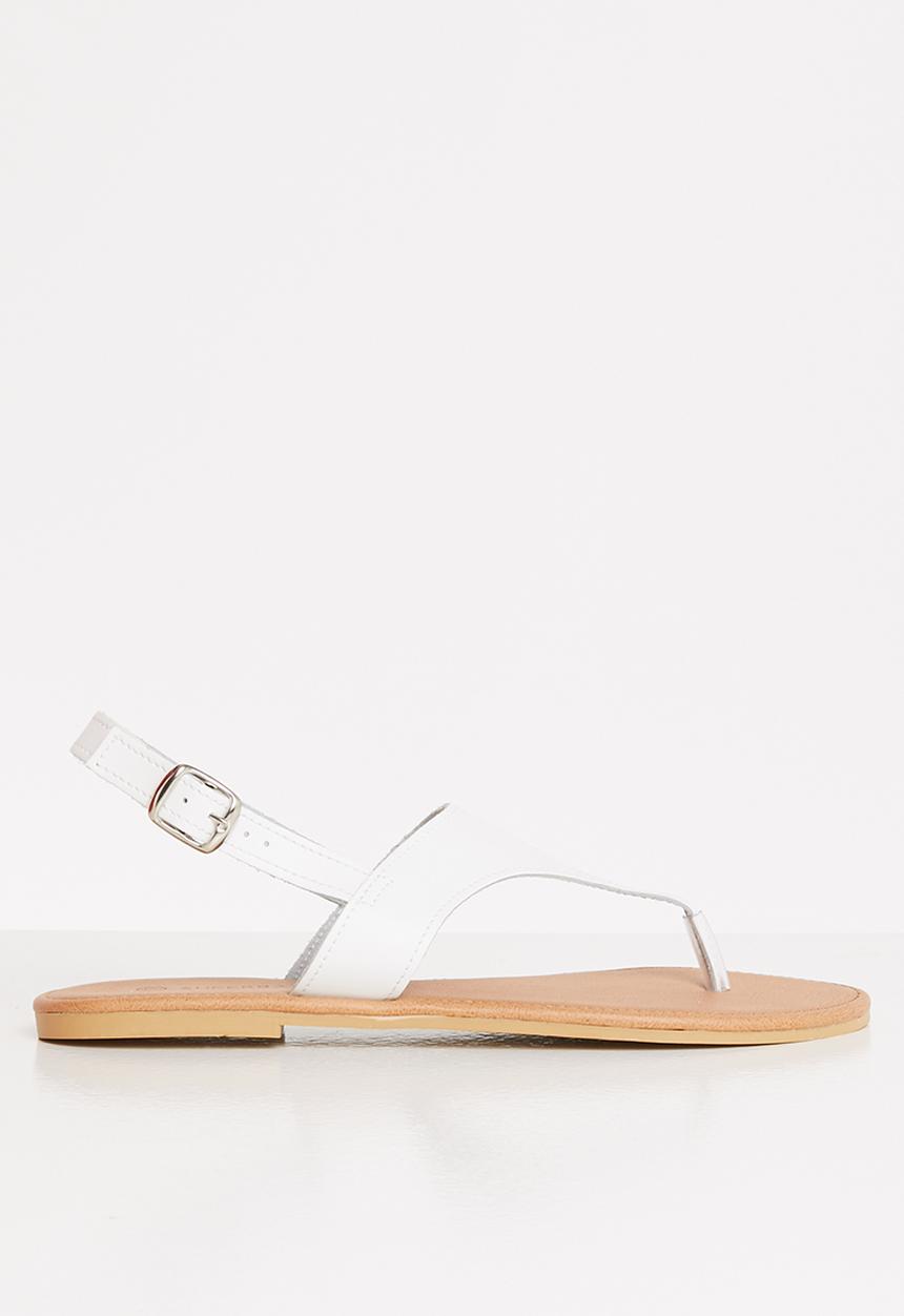 Superbalist - Quin leather sandal - white