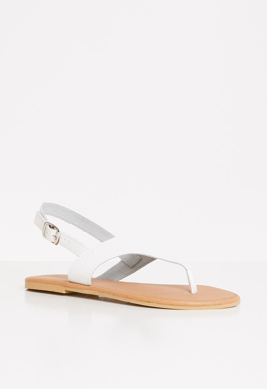 Superbalist - Quin leather sandal - white