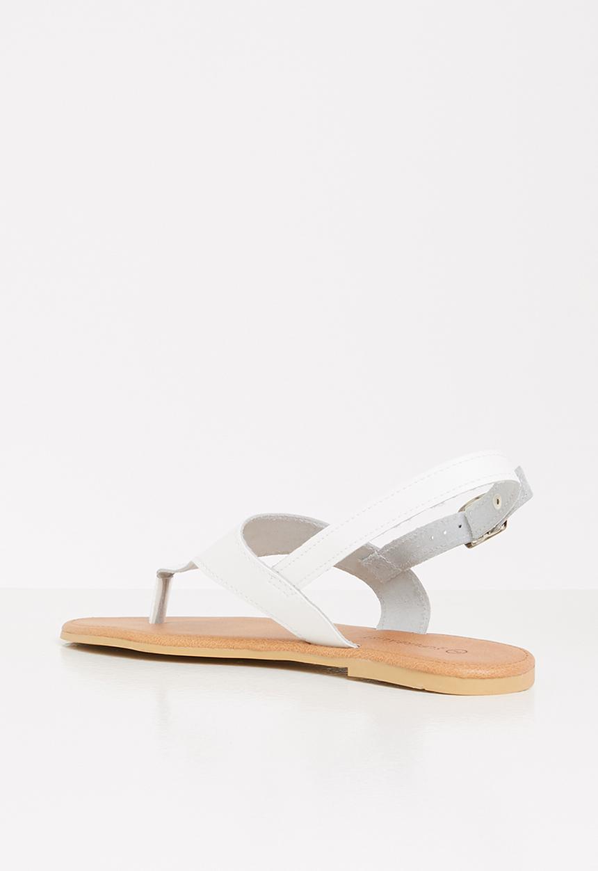 Superbalist - Quin leather sandal - white