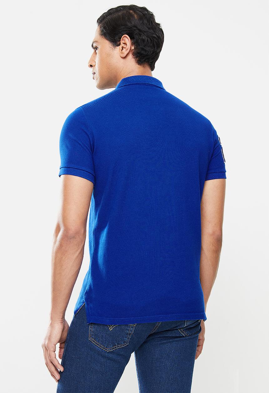 Superdry. - Classic superstate polo - blue