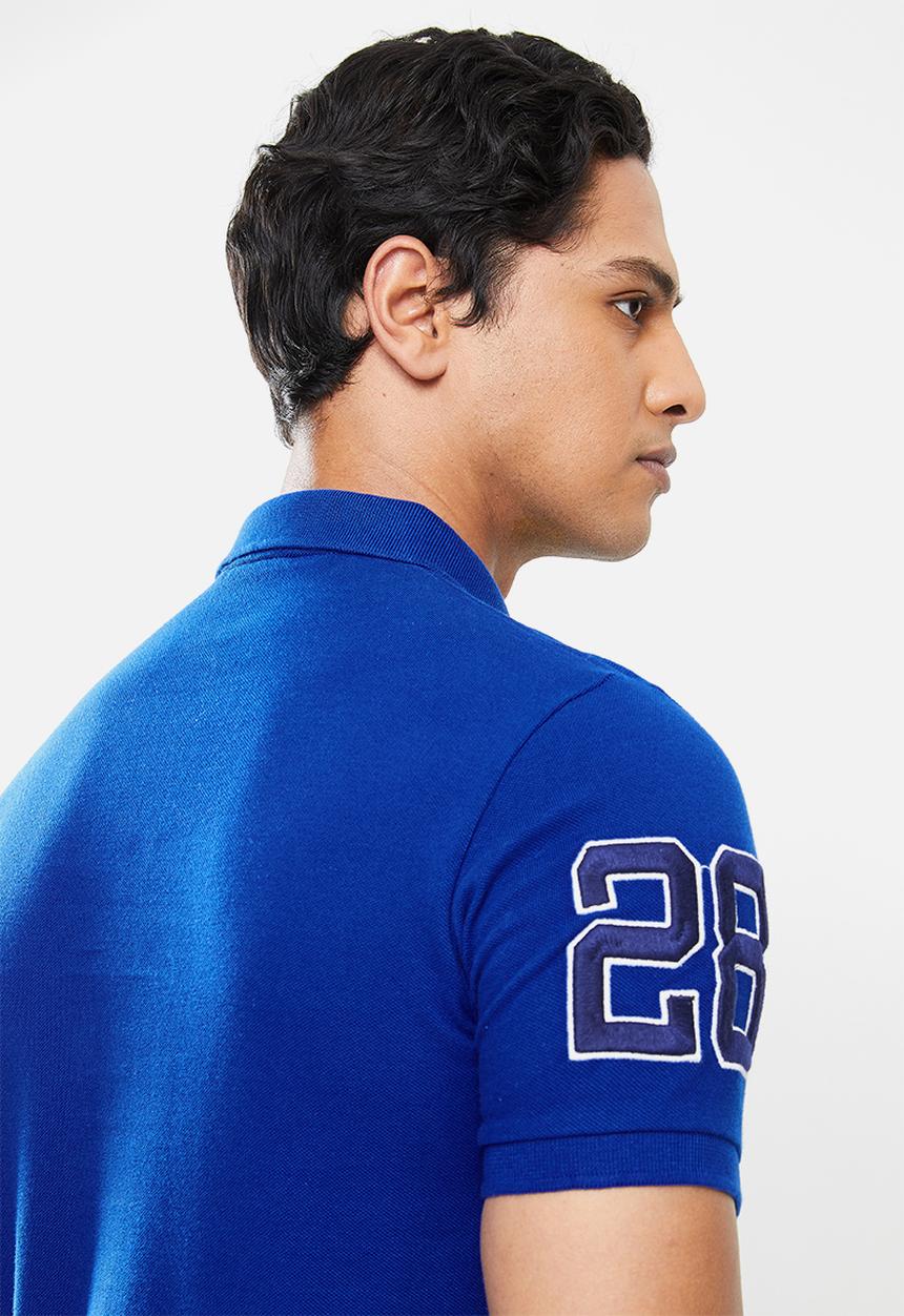 Superdry. - Classic superstate polo - blue