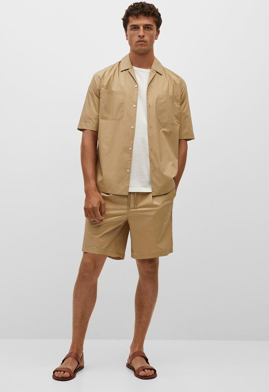 MANGO - Bermuda shorts loic - light beige