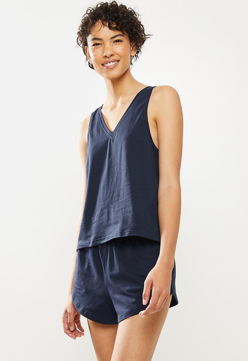 STRONG by T-Shirt Bed Co. - Ladies summer vest - navy