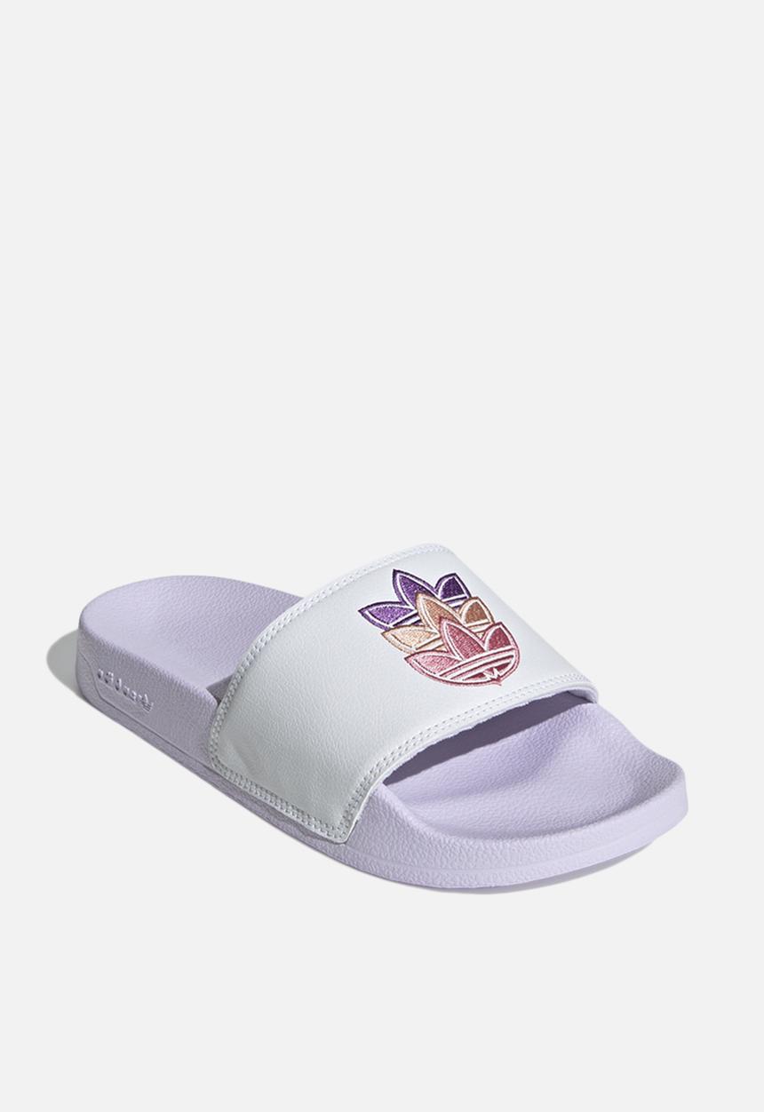 adidas Originals - Adilette lite w - ftwr white/purple tint/rose tone