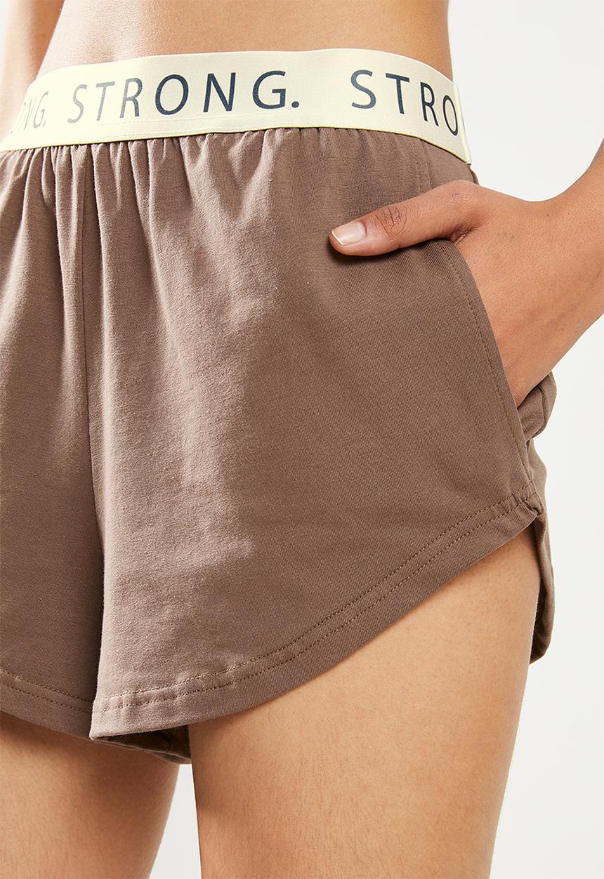 STRONG by T-Shirt Bed Co. - Summer shorties hyde - brown