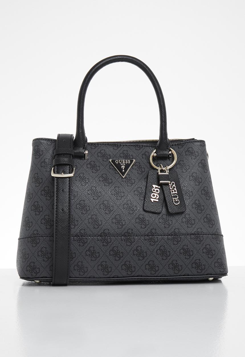 GUESS - Cordelia logo luxury satchel - coal logo