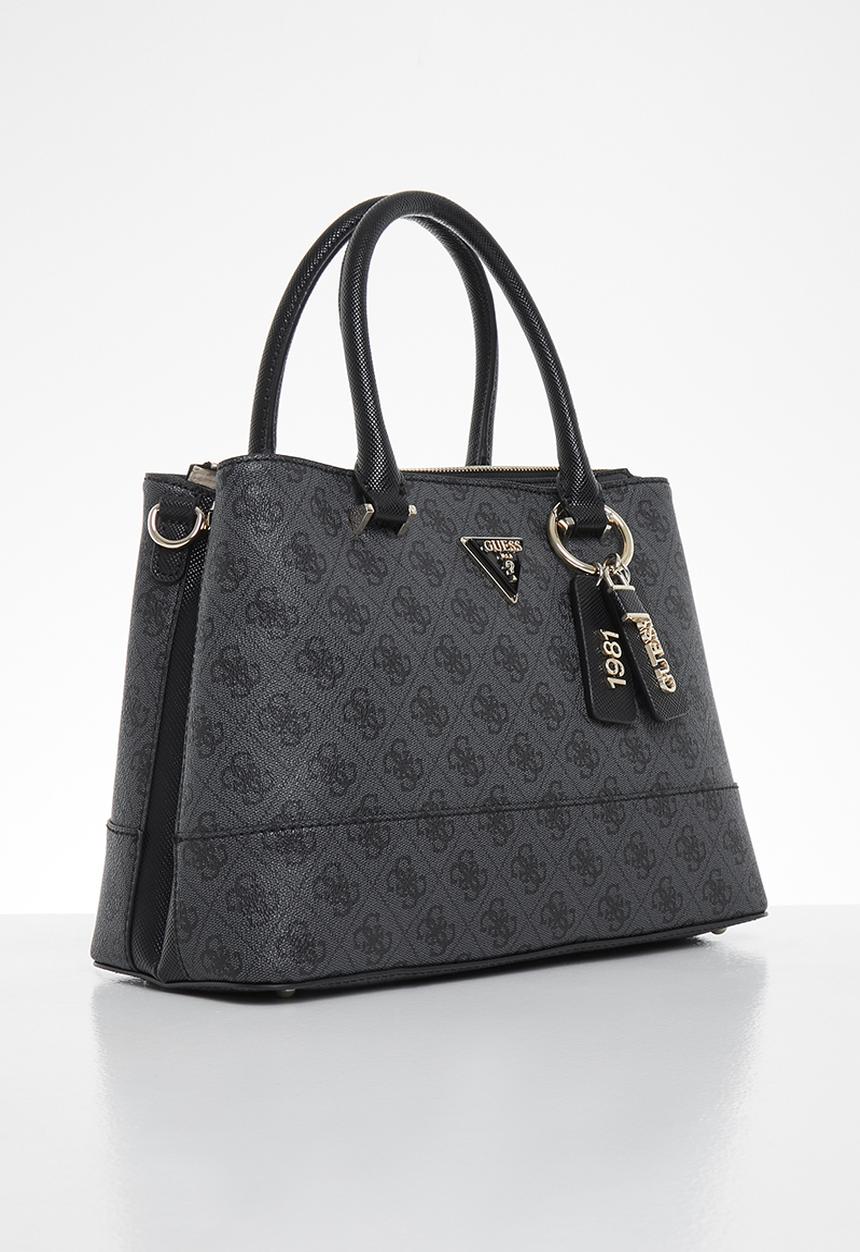 GUESS - Cordelia logo luxury satchel - coal logo