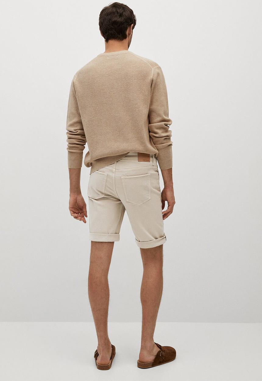 MANGO - Bermuda shorts nepto - light beige
