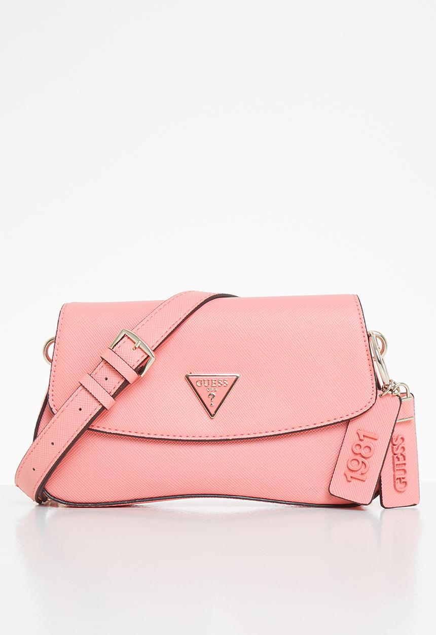 GUESS - Cordelia flap shoulder bag - pink