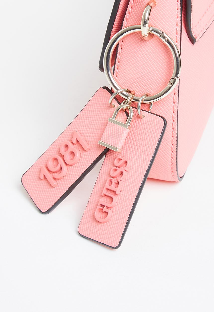 GUESS - Cordelia flap shoulder bag - pink