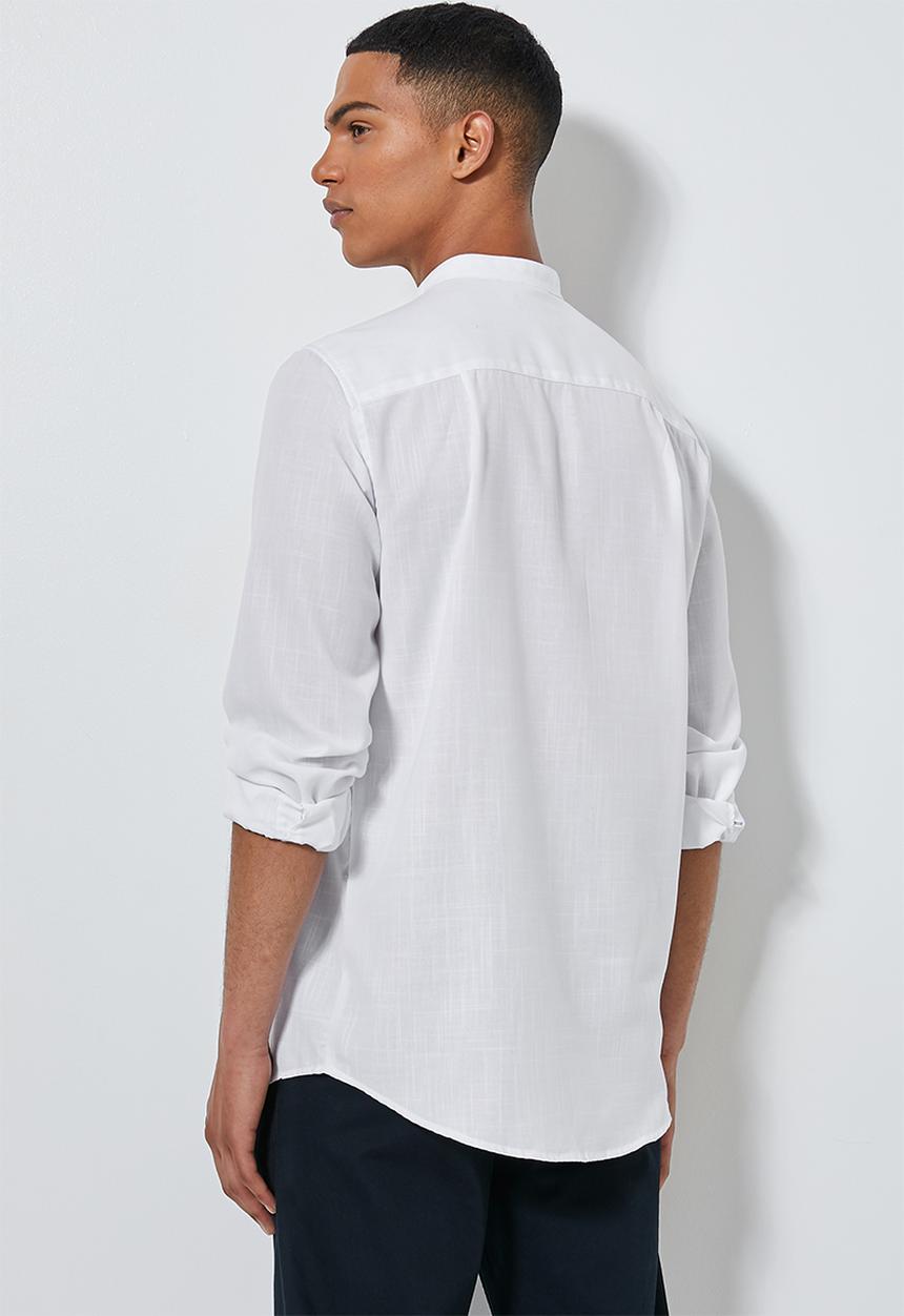 Superbalist - Lee regular fit long sleeve tunic - white