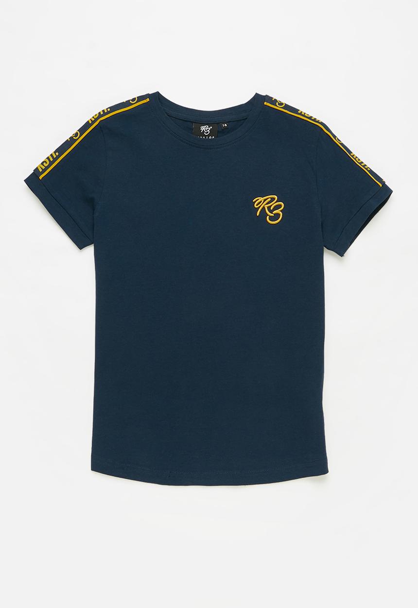 Ripstop - Cringlewood side tape tee - navy