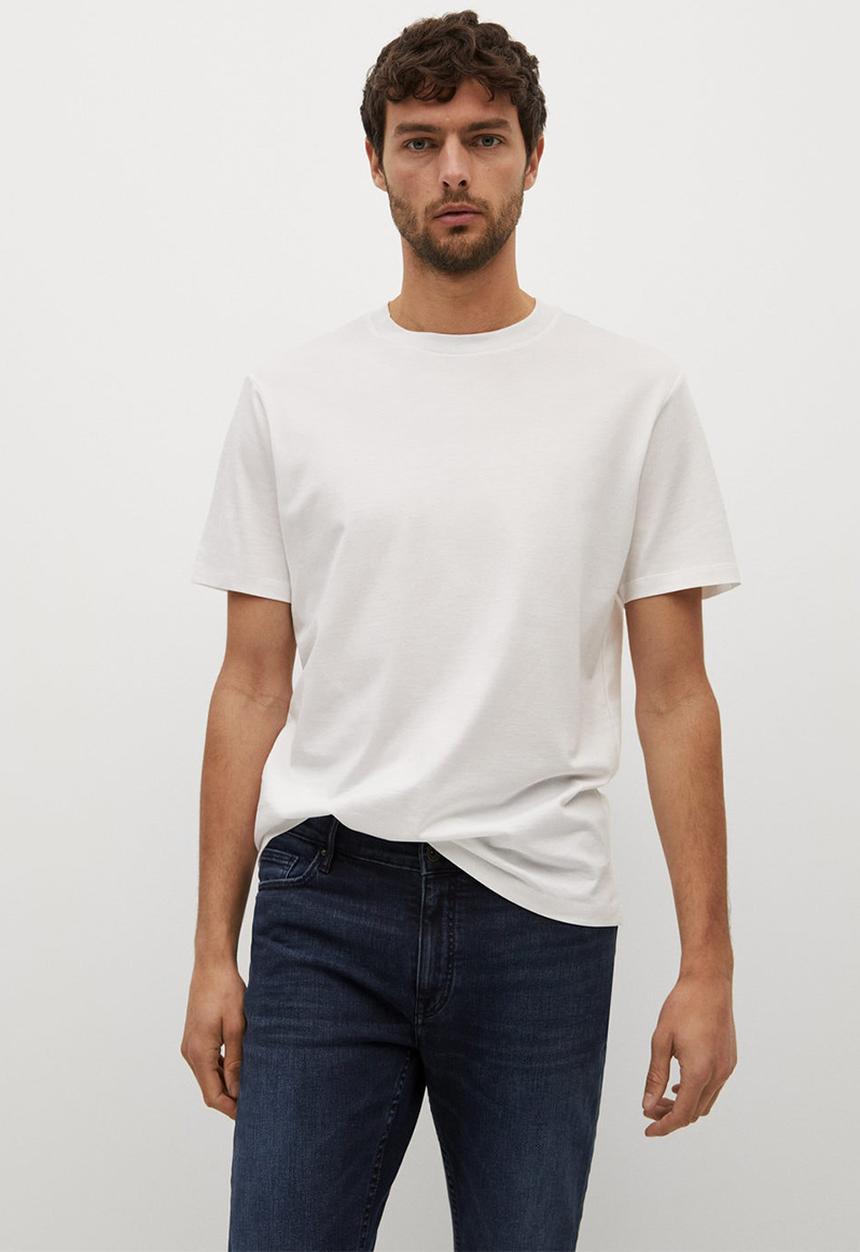 MANGO - Jeans jude - open blue0