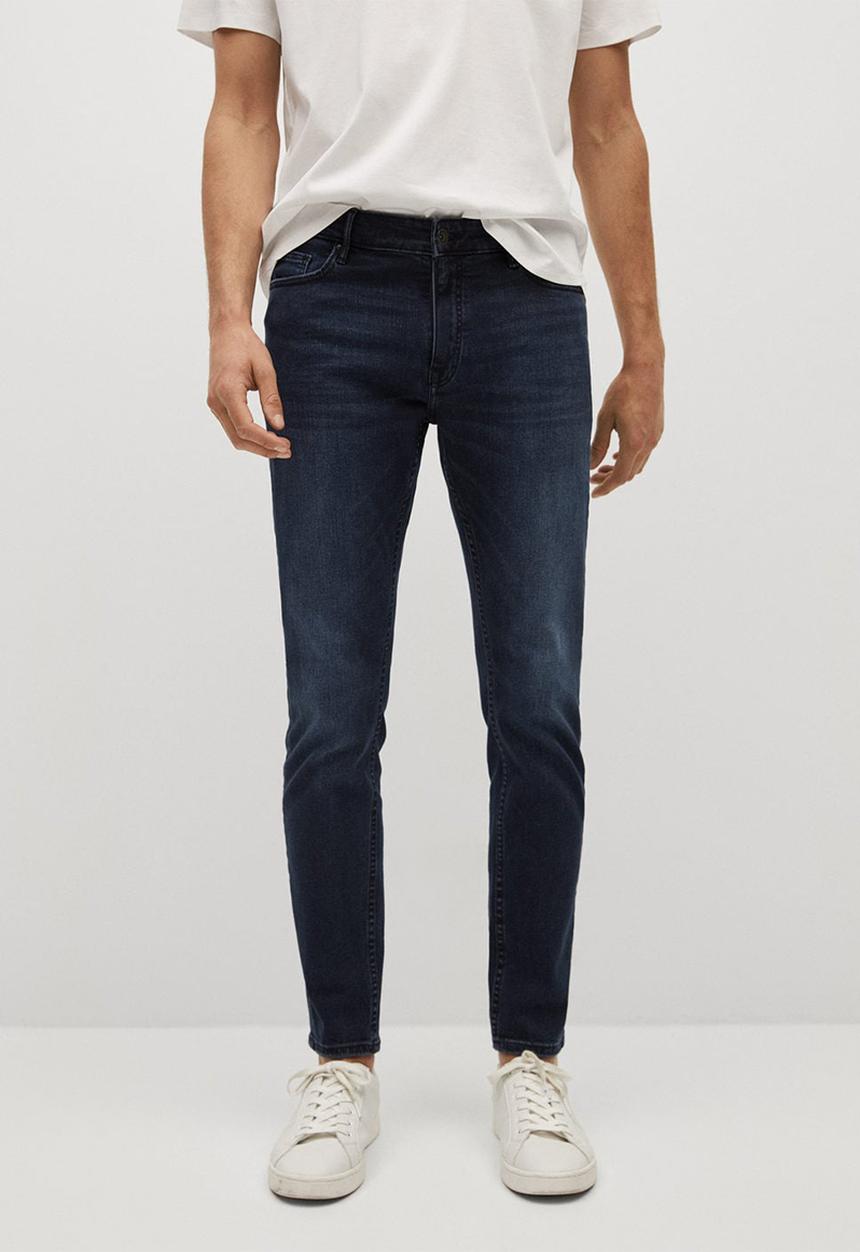 MANGO - Jeans jude - open blue0