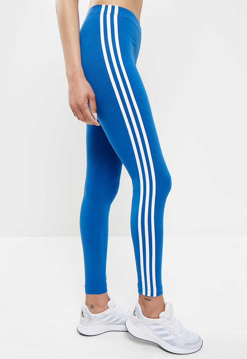 adidas Originals - 3 Stripe tights - bluebird