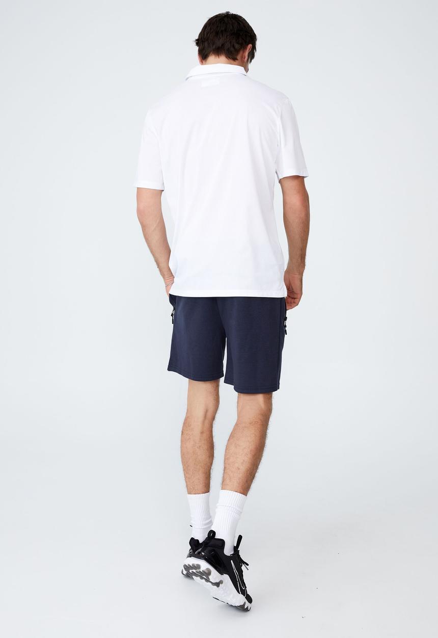 Cotton On - Active short sleeve polo - white