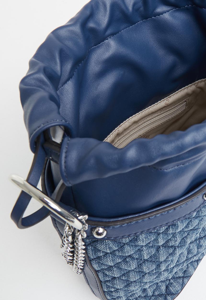 GUESS - Heyden drawstring bucket - denim