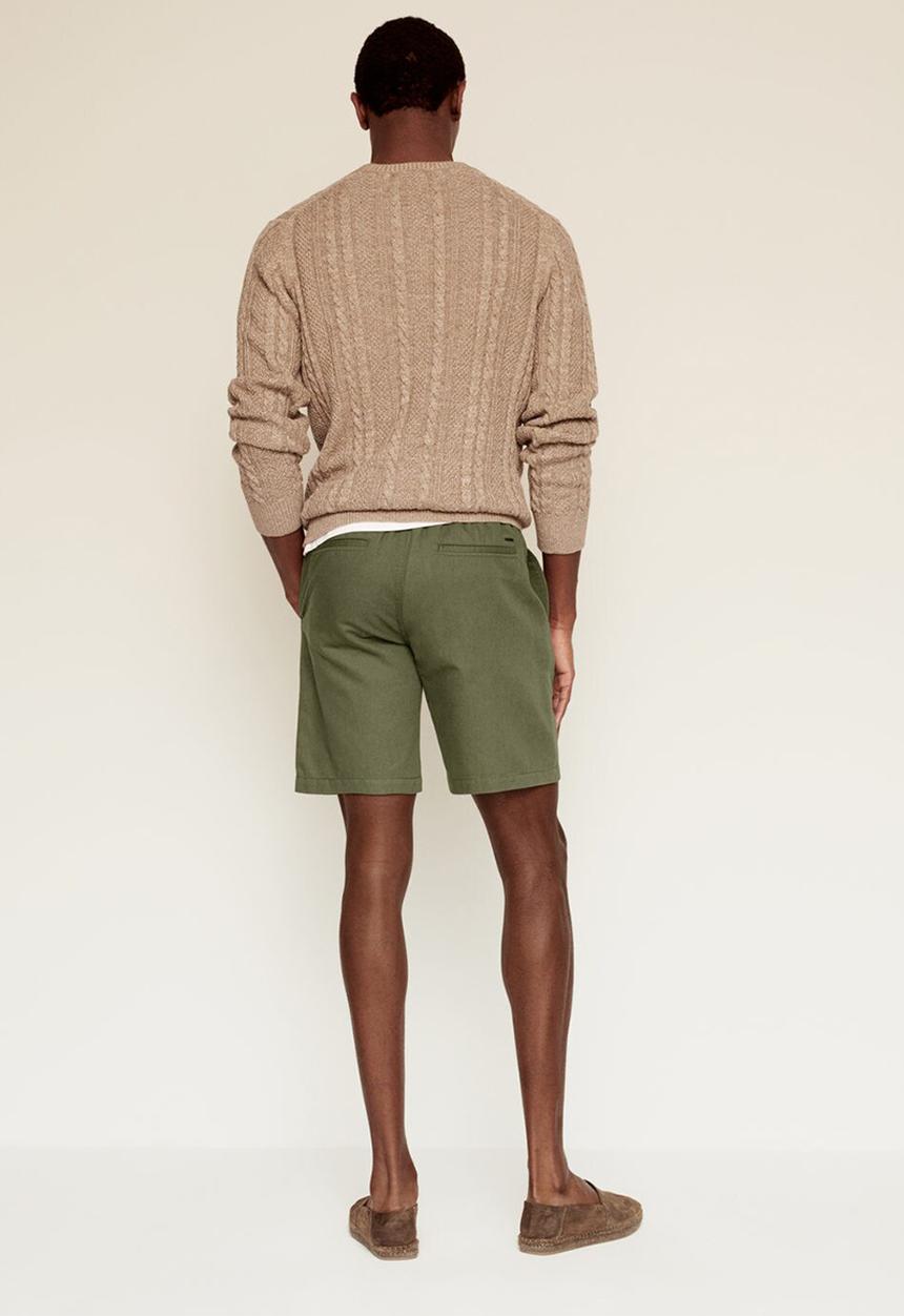 MANGO - Bermuda shorts flek - khaki