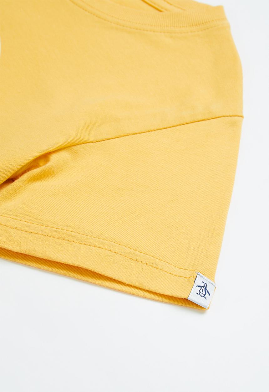 Original Penguin - Circle logo tee - honey gold