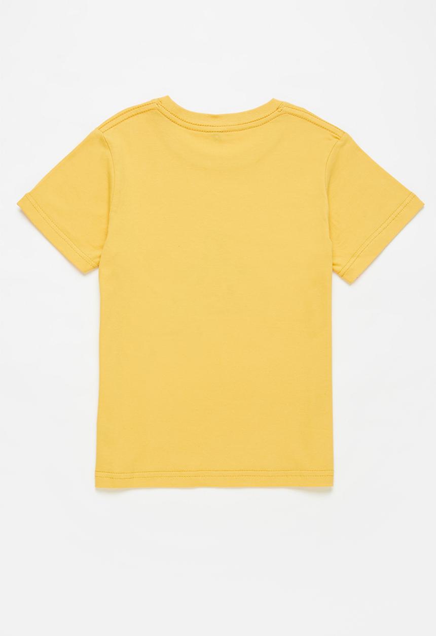 Original Penguin - Circle logo tee - honey gold