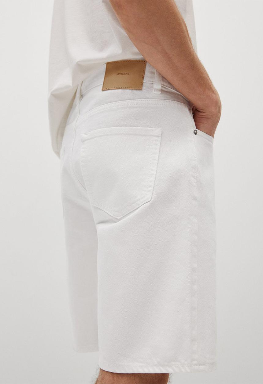 MANGO - Bermuda shorts bebob - white