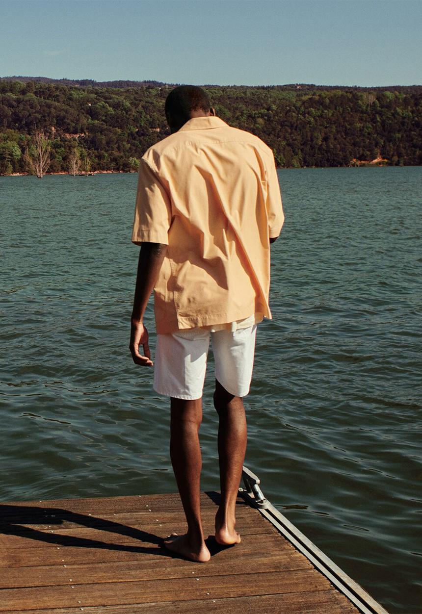 MANGO - Bermuda shorts bebob - white