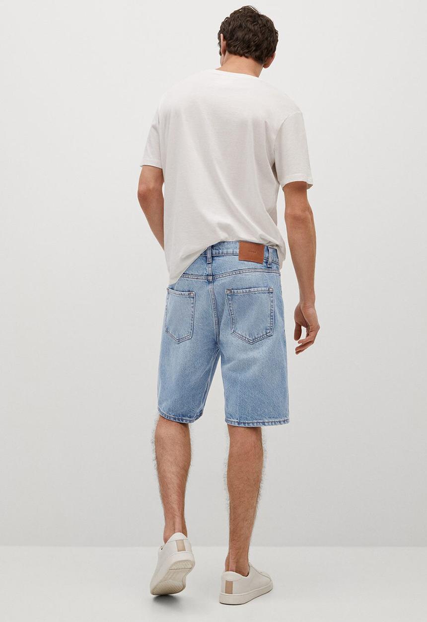 MANGO - Bermuda shorts bebob - light blue