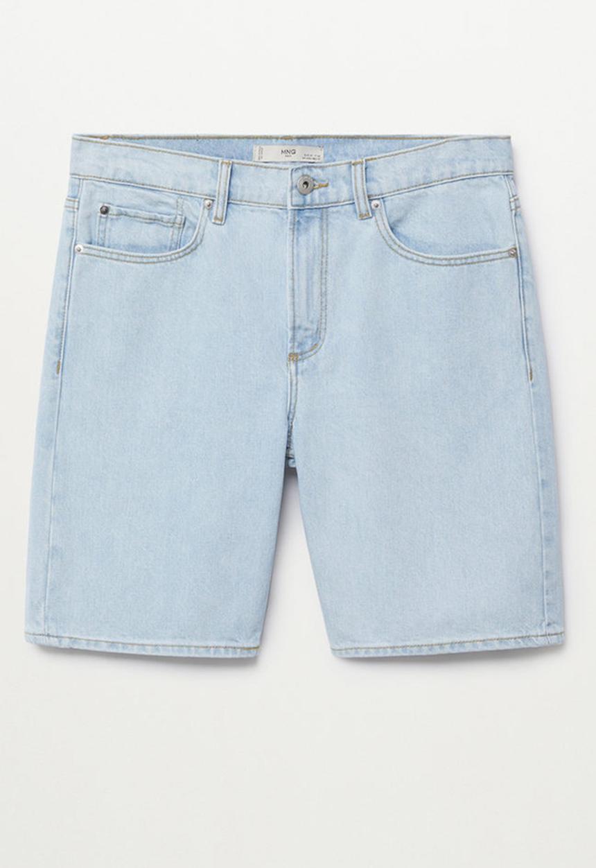 MANGO - Bermuda shorts bebob - light blue