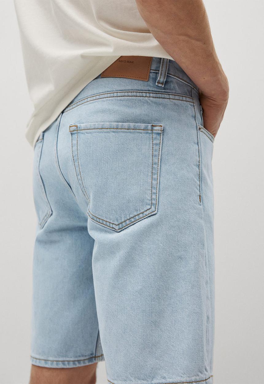 MANGO - Bermuda shorts bebob - light blue