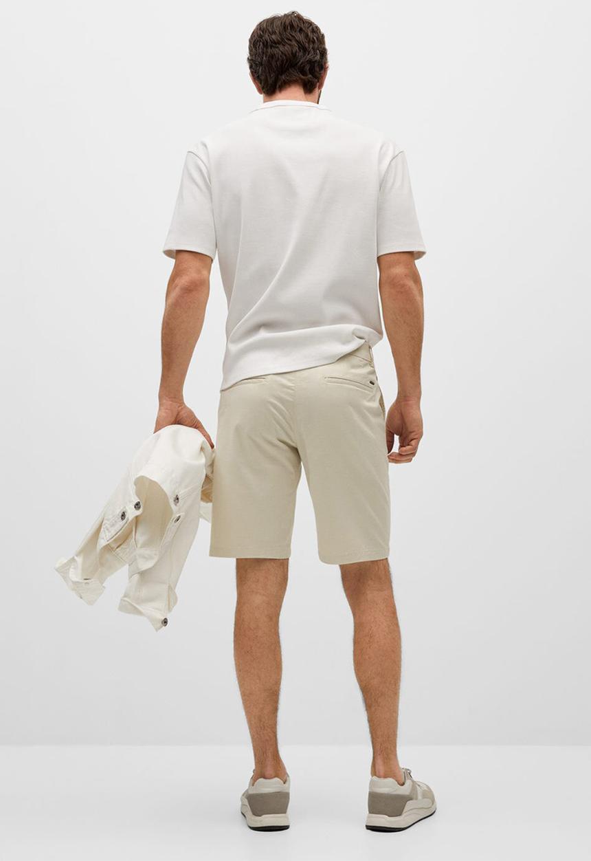 MANGO - Bermuda shorts gracia - light beige