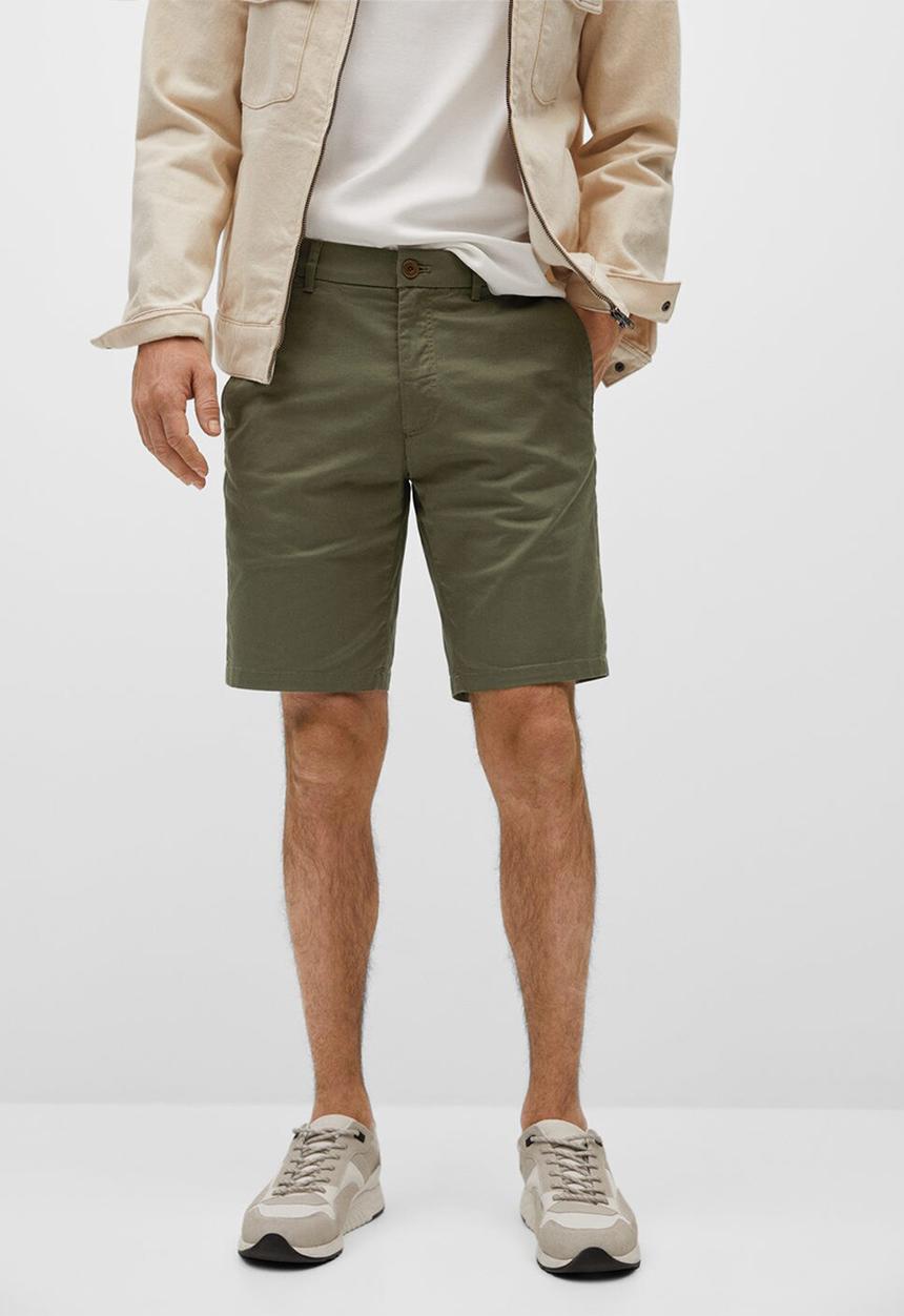 MANGO - Bermuda shorts gracia - light grey