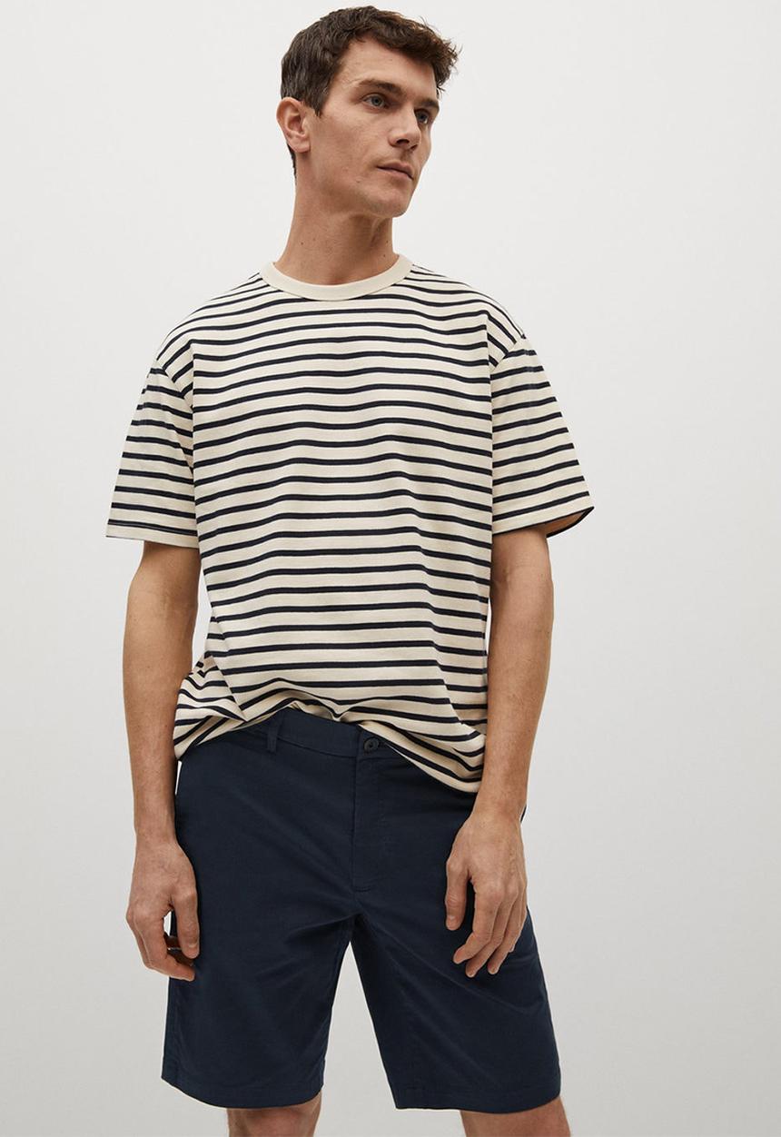 MANGO - Bermuda shorts gracia - navy