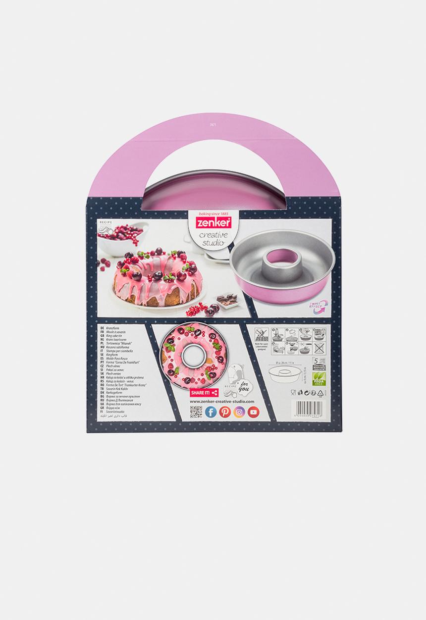 Zenker - Ring cake tin - pink