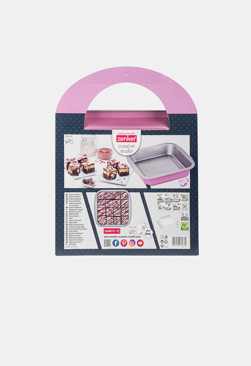 Zenker - Creative studio brownie tin - pink