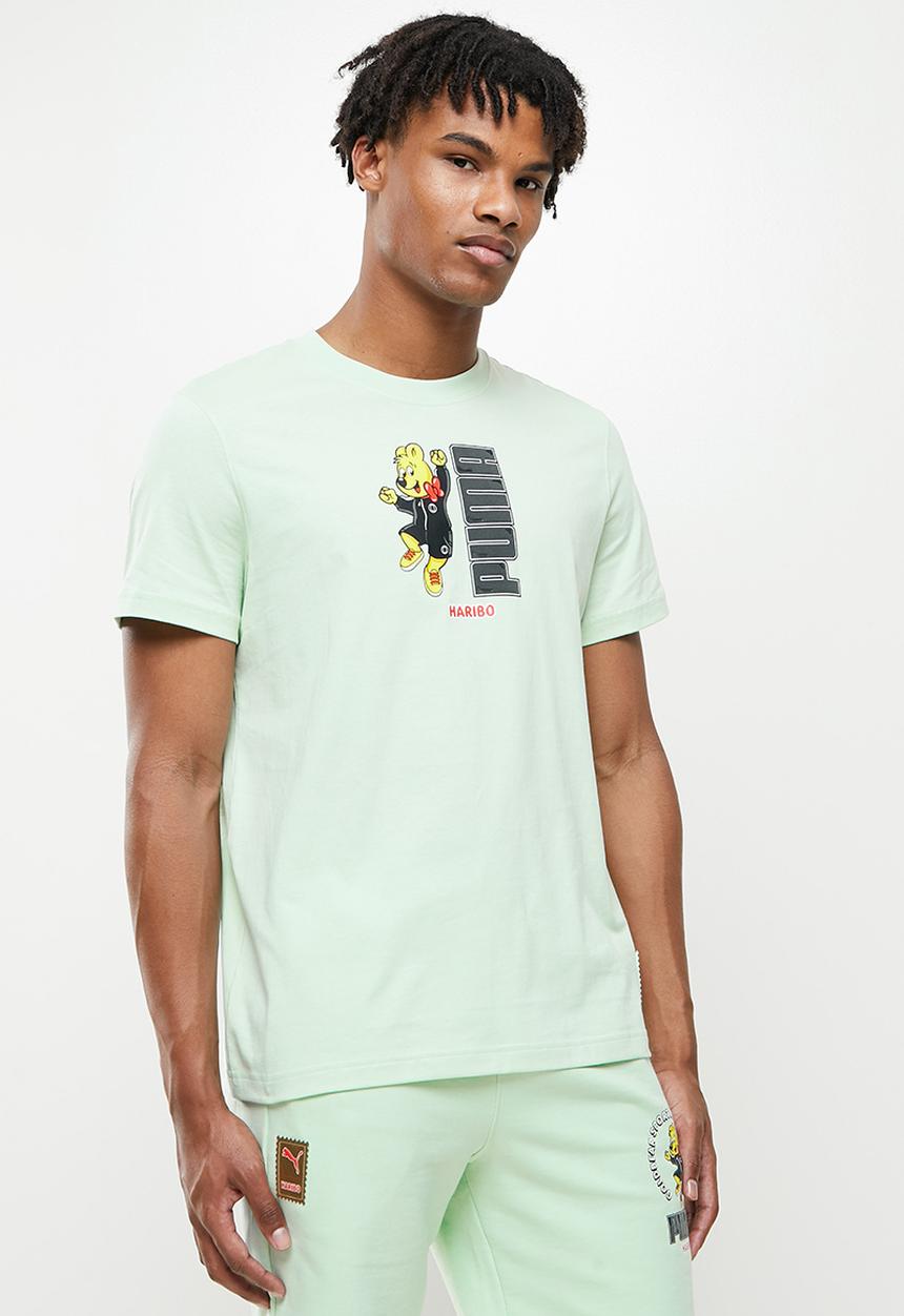 PUMA - Puma x haribo graphic tee - gossamer green