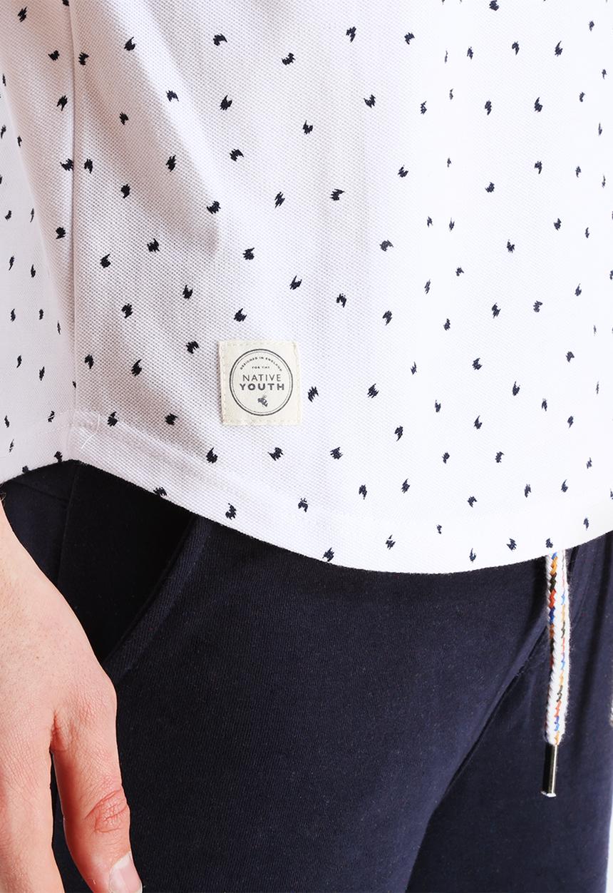 Native Youth - Scratch Print Polo