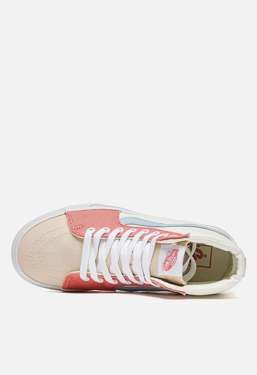 Vans - SK8-Hi platform 2.0 - (twill) pastel block/true white