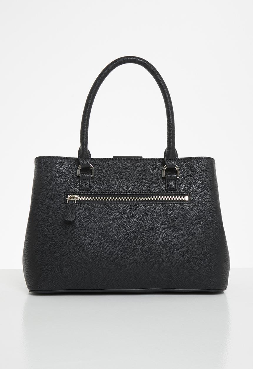 GUESS - Jardine 2 compartment satchel - black